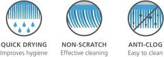 Bộ Bàn Chải Rửa Bát Đĩa Joseph Joseph CleanTech 85160 Green màu xanh lá thumb