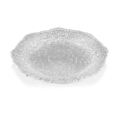 Đĩa sâu lòng Diamante trắng 18cm IVV