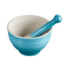Bộ chày cối Le Creuset Mortar & Pestle Caribbean 300ml màu xanh ngọc
