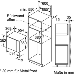 Lò vi sóng kèm nướng BOSCH BEL554MB0 âm tủ thumb