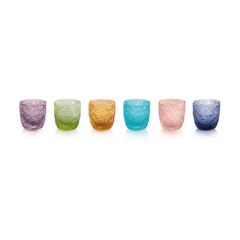 Set 6 chén Tricot (Assorted Colors) 75ml IVV 8837.1