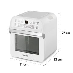 Nồi chiên không dầu Klarstein 12L màu trắng thumb