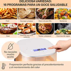 Nồi chiên hơi nước Air Bloom KLARSTEIN 7.5L màu trắng thumb