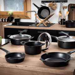Chảo đúc cao cấp sâu lòng Tefal Robusto có miệng rót 28cm E2491944 thumb