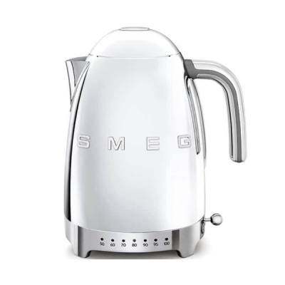Ấm siêu tốc SMEG KLF04SSEU màu trắng bạc