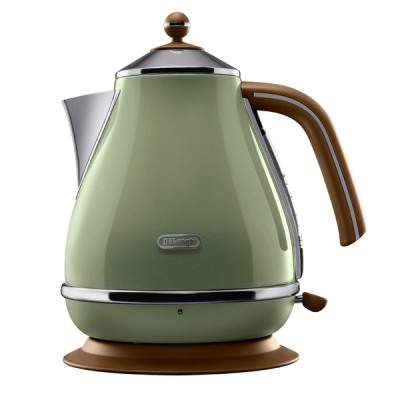 Ấm siêu tốc De'Longhi Icona Vintage 1,7L màu xanh olive green