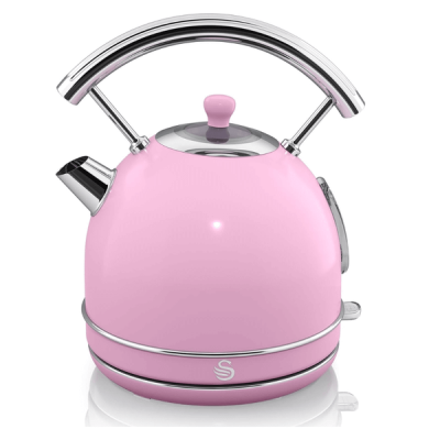 Ấm siêu tốc SWAN Retro 3000W 1,8L màu hồng