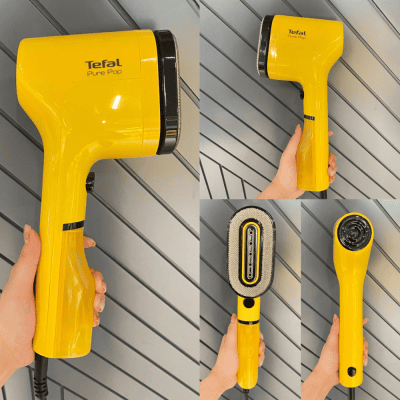 Bàn là mini du lịch TEFAL Pure POP DT2026 màu vàng nội địa Đức thumb