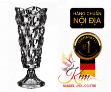 Lọ hoa chân đế Bohemia Samba trắng Treasury 40cm thumb