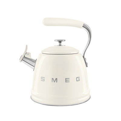 Ấm đun từ thổi sáo SMEG CKLW2001CR màu kem
