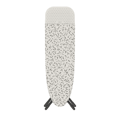 Bàn để ủi đồ chân cao có móc treo cửa Joseph Joseph Glide Plus (Ecru Scatter) 50032 màu trắng