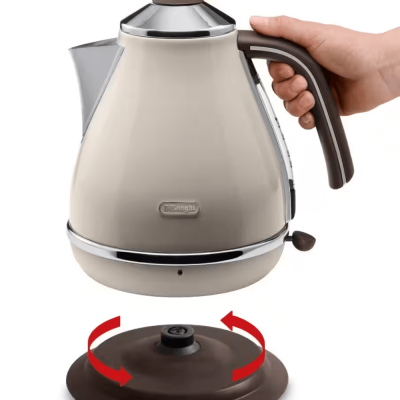 Ấm siêu tốc De'Longhi Icona Vintage 1,7L màu be thumb