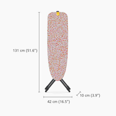 Bàn để ủi đồ chân cao có móc treo cửa Joseph Joseph Glide Compact (Peach Blossom) 50027 thumb