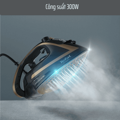 Bàn Là Hơi Nước Tefal FV8064 Puregliss 3000W made in France màu vàng đen thumb