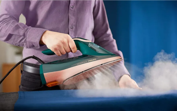 Bàn là Philips Azur 8000 DST8030/70 3000W màu xanh gold nội địa Đức thumb