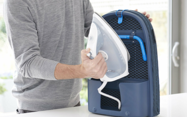 Bàn để ủi đồ gấp gọn cao cấp có móc treo cửa Joseph Joseph Pocket Folding Plus (Blue) 50010 thumb