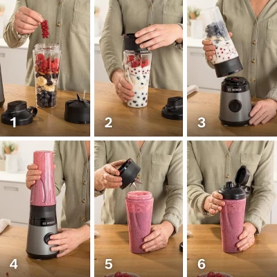 Máy xay sinh tố WMF Küchenminis Mix On The Go màu đen thumb