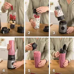 Máy xay sinh tố BOSCH mini MMB2111S màu đen made in EU thumb