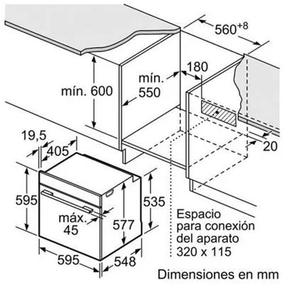 Lò nướng BOSCH HBG635BB1 serie 8 âm tủ thumb