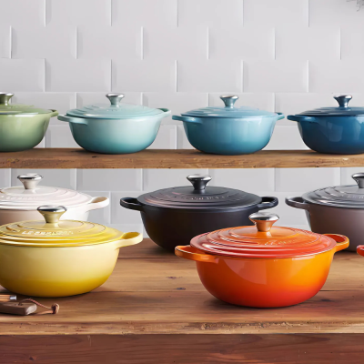 Nồi sâu lòng Le Creuset La Marmite 26cm màu xanh nước biển marseille thumb