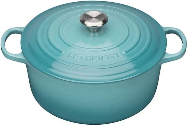 Nồi gang Le Creuset 26cm màu xanh ngọc caribe blue