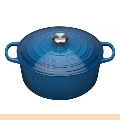 Nồi gang oval Le Creuset 29cm màu xanh marseille blue