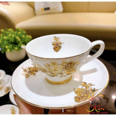 Bộ trà sứ hoa cúc vàng Imperial London nội địa Đức thumb