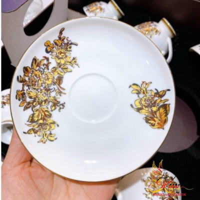 Bộ trà sứ hoa cúc vàng Imperial London nội địa Đức thumb