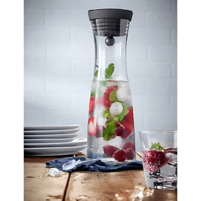 Bình nước thủy tinh WMF Basic 1L nắp đen thumb