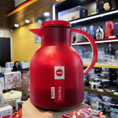 Bình giữ nhiệt EMSA Samba Vacuum 504232 1L màu đỏ