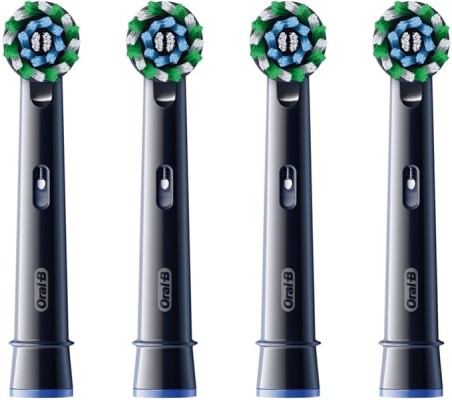 Set 4 đầu bàn chải thay thế ORAL-B Pro CrossAction làm trắng răng màu đen thumb