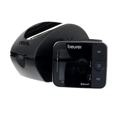 Máy đo huyết áp cổ tay điện tử kết nối bluetooth BEURER BC54 màu đen thumb