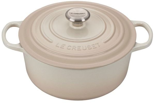 Nồi gang Le Creuset 24cm màu kem meringue