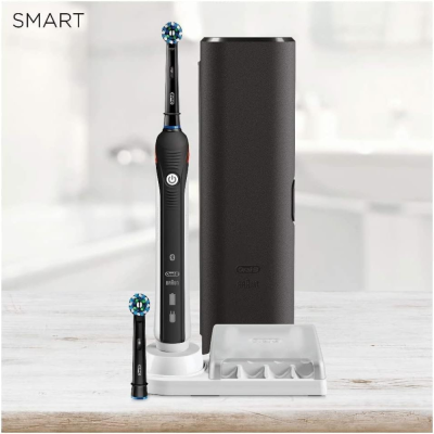 Bàn chải điện ORAL-B Smart 4 4500 kèm 1 đầu bàn chải thay thế và hộp đựng du lịch thumb