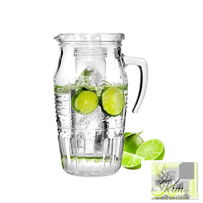 Bình nước thuỷ tinh Detox có lõi đựng đá made in Italya thumb