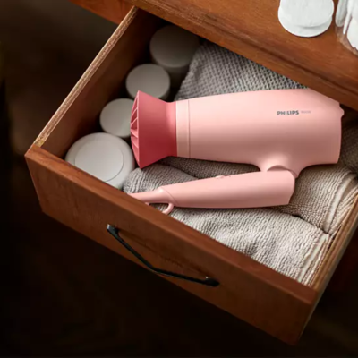 Bộ máy sấy tóc và ép tóc Philips Series 3000 BHP398/00 màu hồng đào thumb