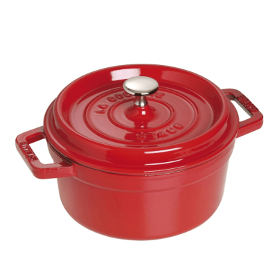 Nồi tròn STAUB Cocotte 22cm màu đỏ cheery