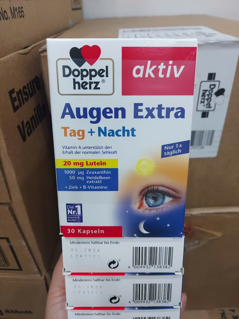 Thuốc Bổ Mắt Doppelherz Augen Vital Kapseln, 30 Viên
