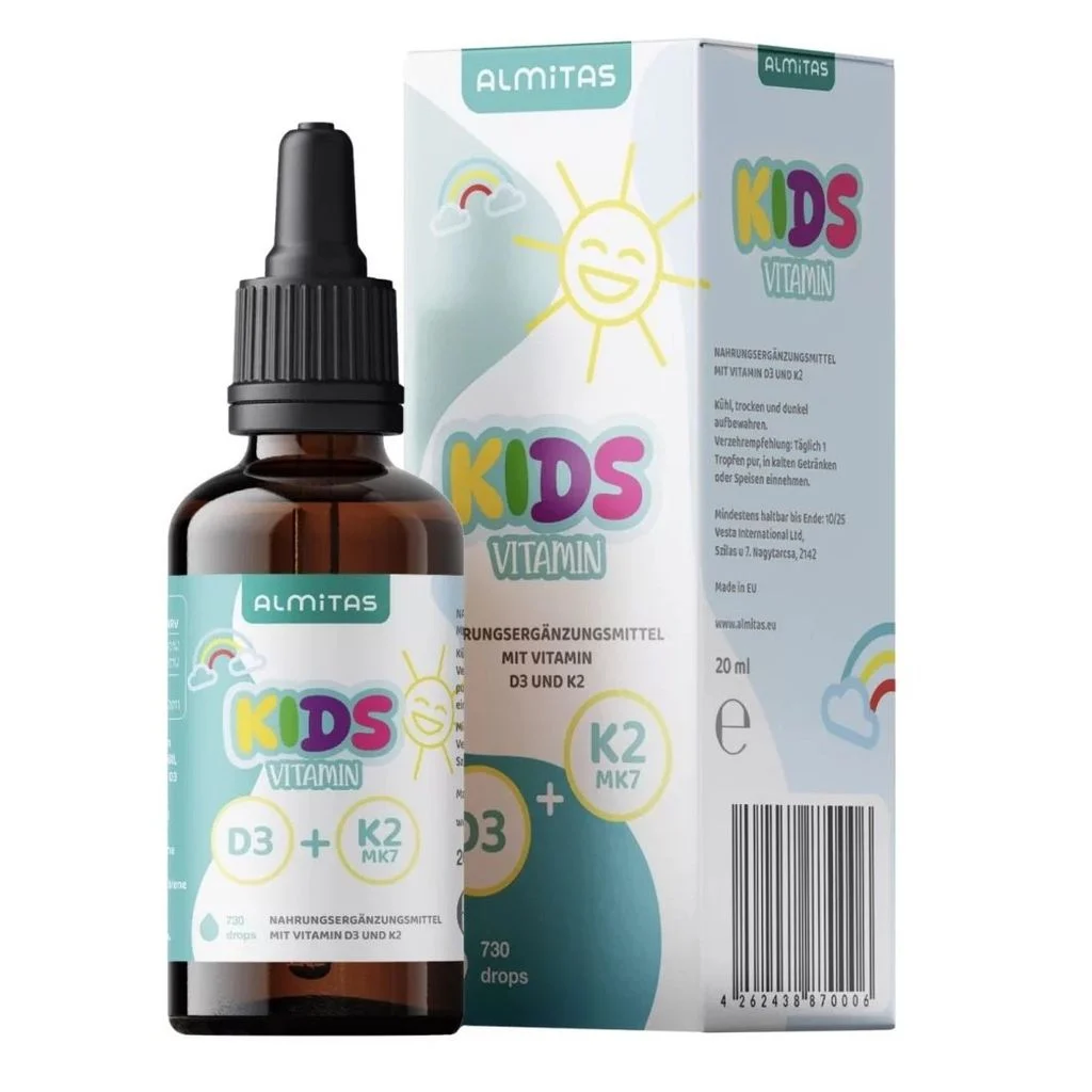 Almitas Vitamin D3k2 MK7 20ml Kids (mẫu mới) 70006