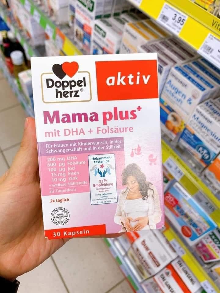 Viên uống bổ bầu Mama Plus, 30 viên