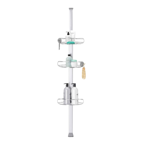 Giá treo dụng cụ nhà tắm loại chống sàn và trần Simplehuman 2,44m
