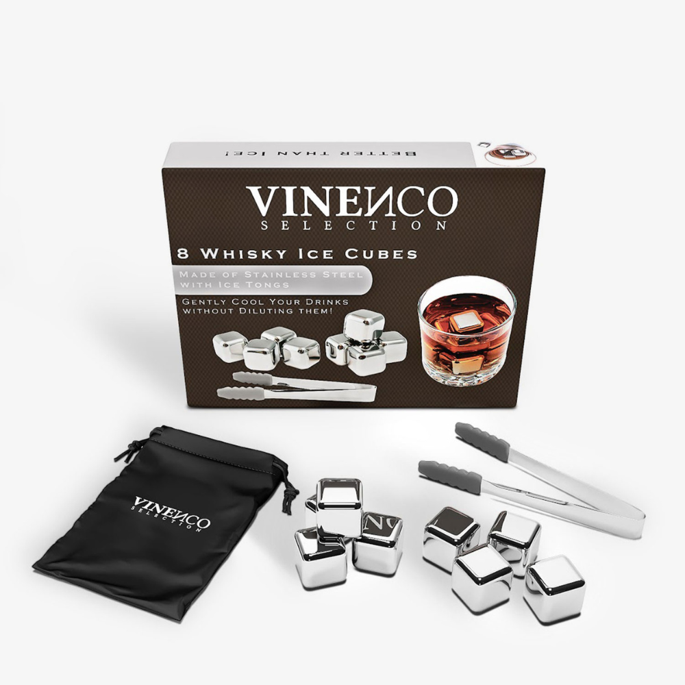 Đá lạnh inox không tan màu bạc Vinenco