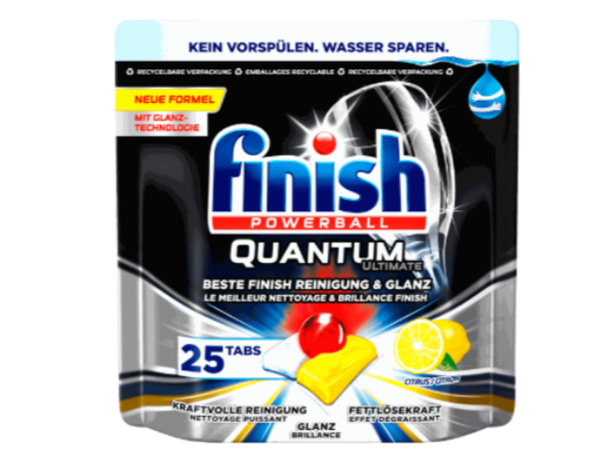 Viên Rửa Bát Finish Quantum Túi 25 Viên