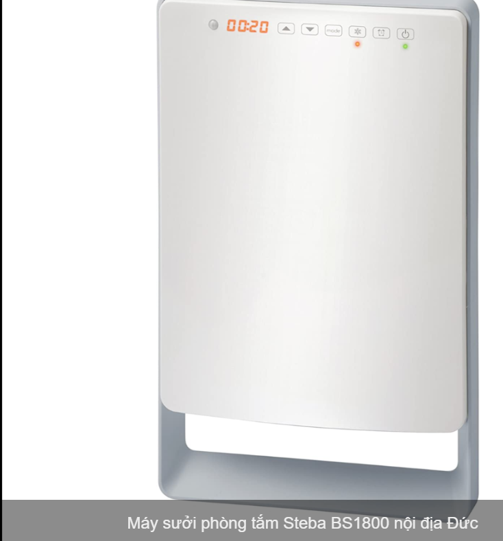Máy sưởi phòng tắm Steba BS1800 nội địa Đức
