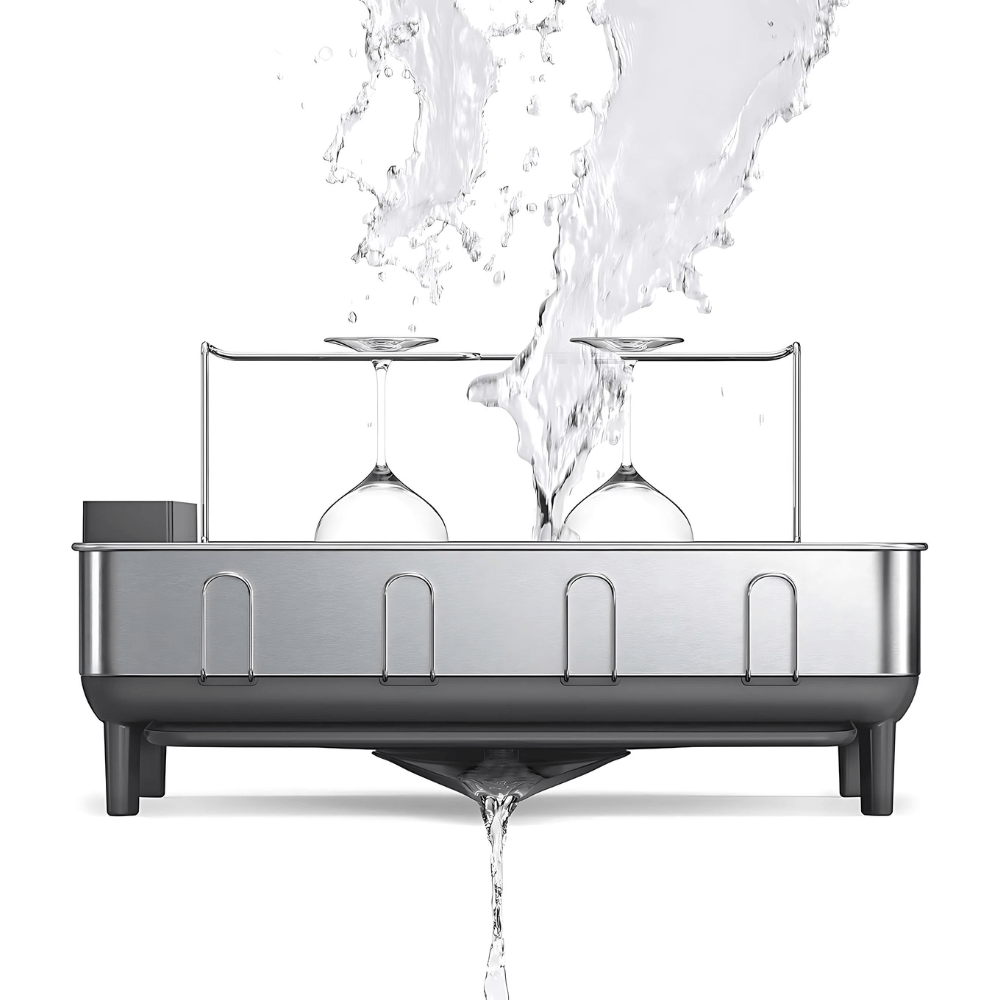 Giá úp bát inox Simplehuman