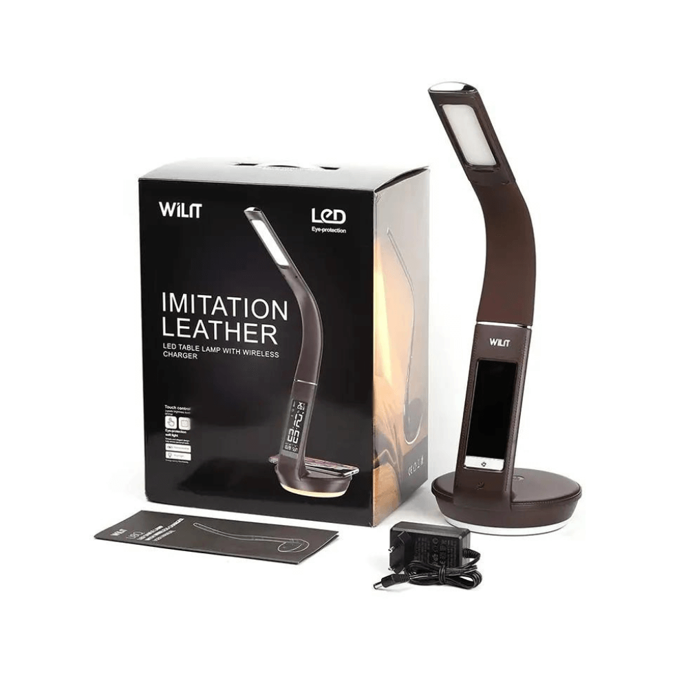 Đèn học chống cận WILIT U8Q màu nâu