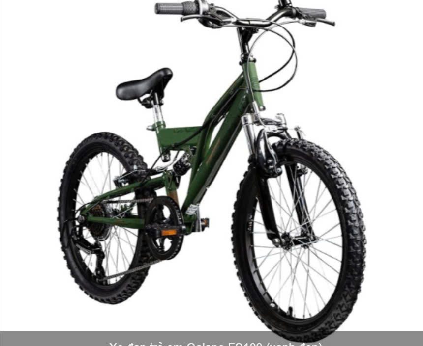 Xe đạp trẻ em Galano FS180 (xanh đen)