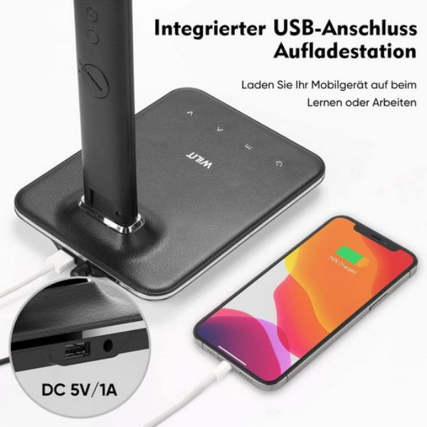 Đèn học chống cận WILIT U13AQ màu đen