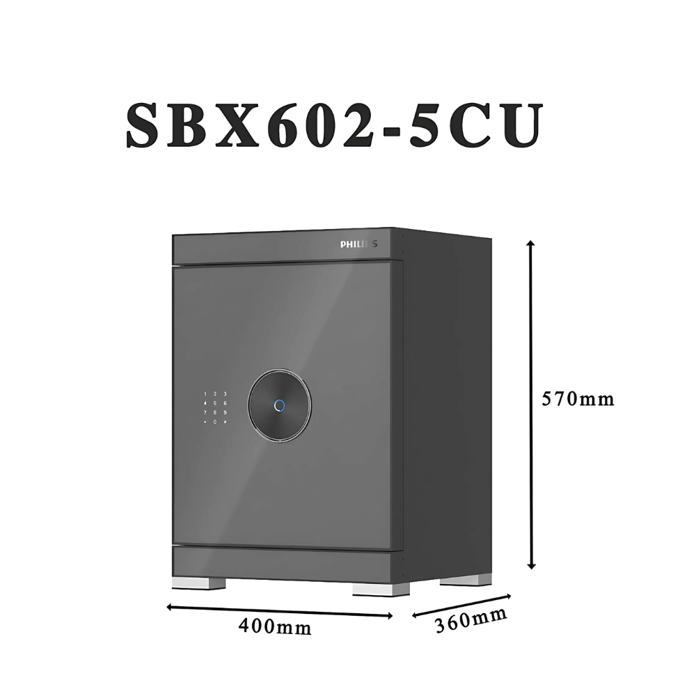 Két sắt Philips SBX602-5CU 71,5 Kg màu xám