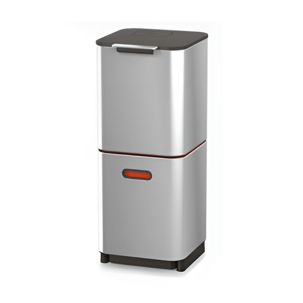 Thùng rác phân loại và khử mùi 3 ngăn Joseph Joseph Totem Compact 40L (Ssteel) 30063